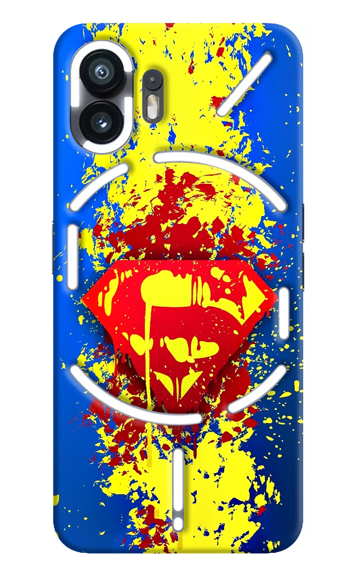 Superman logo Nothing Phone 2 Hard Case Back Cover by Casekaro