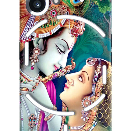 Lord Radha Krishna Nothing Phone 2 Hard Case Back Cover by Casekaro