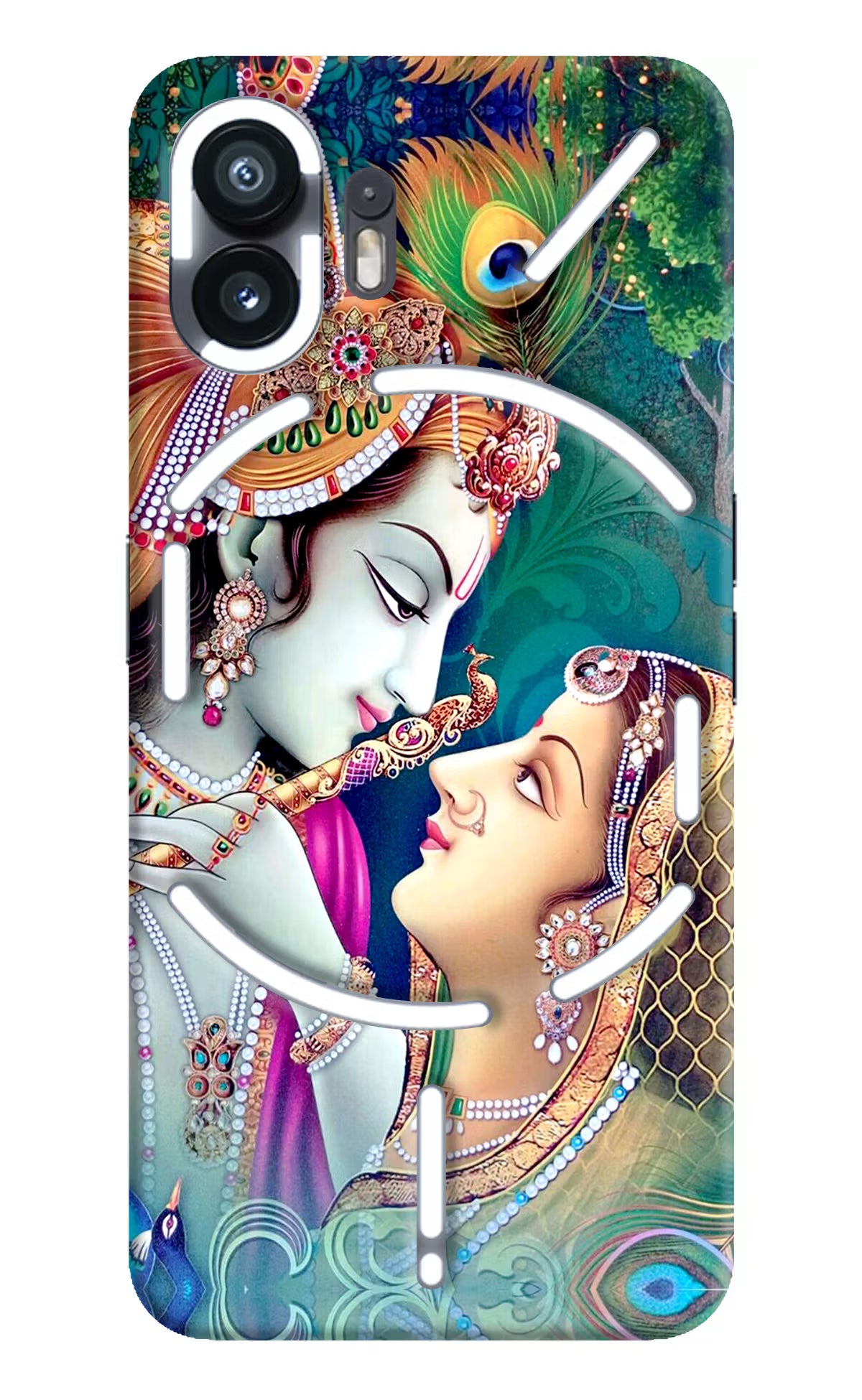 Lord Radha Krishna Nothing Phone 2 Hard Case Back Cover by Casekaro
