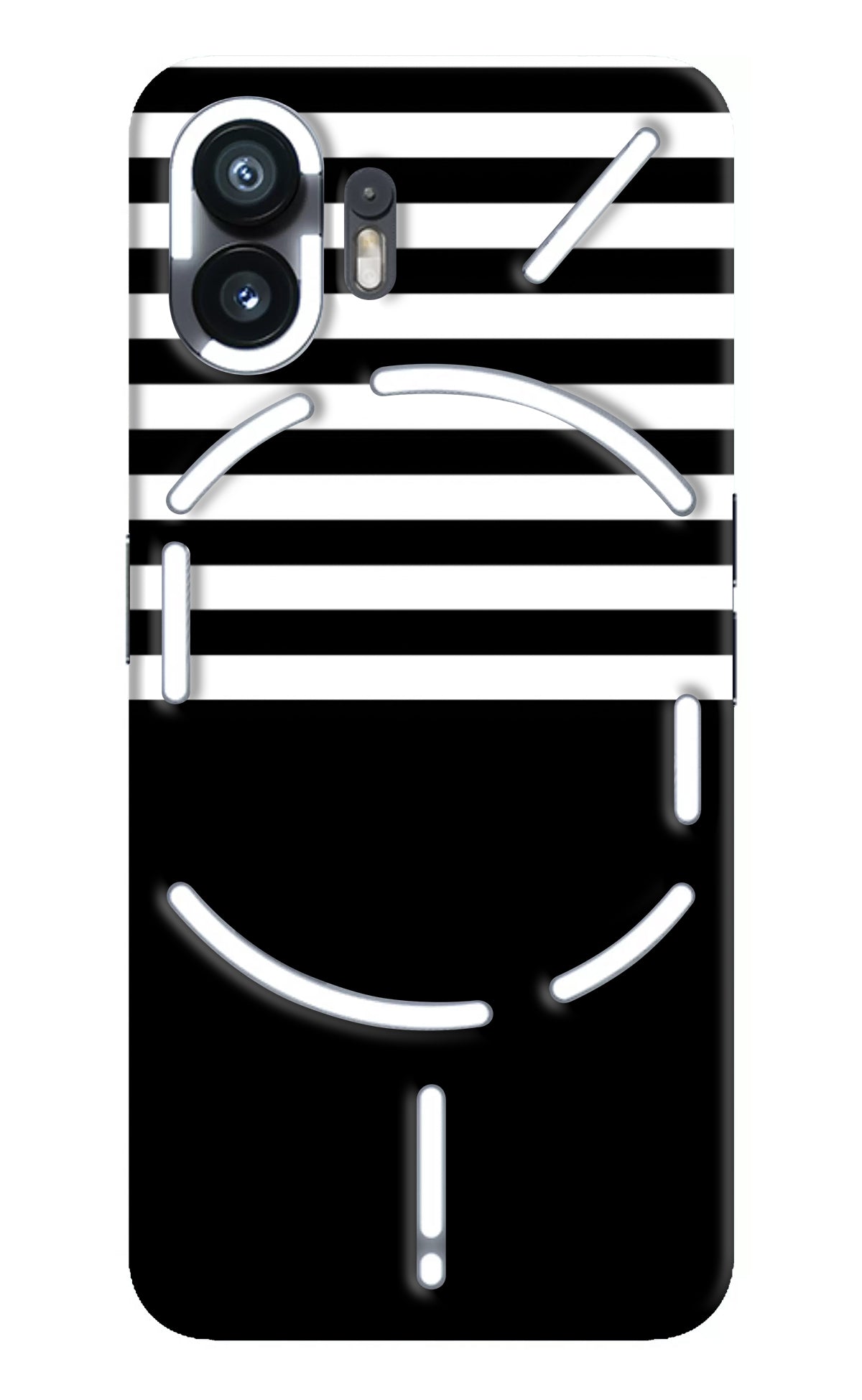 Black and White Print Nothing Phone 2 Back Cover