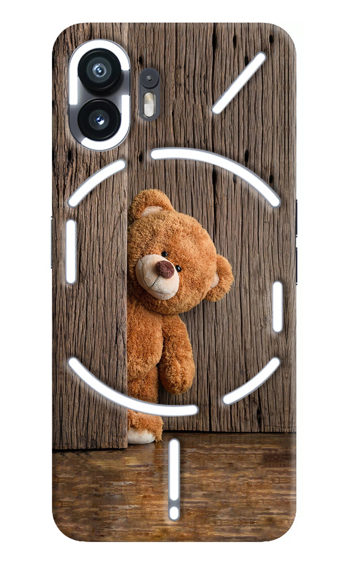 Teddy Wooden Nothing Phone 2 Back Cover