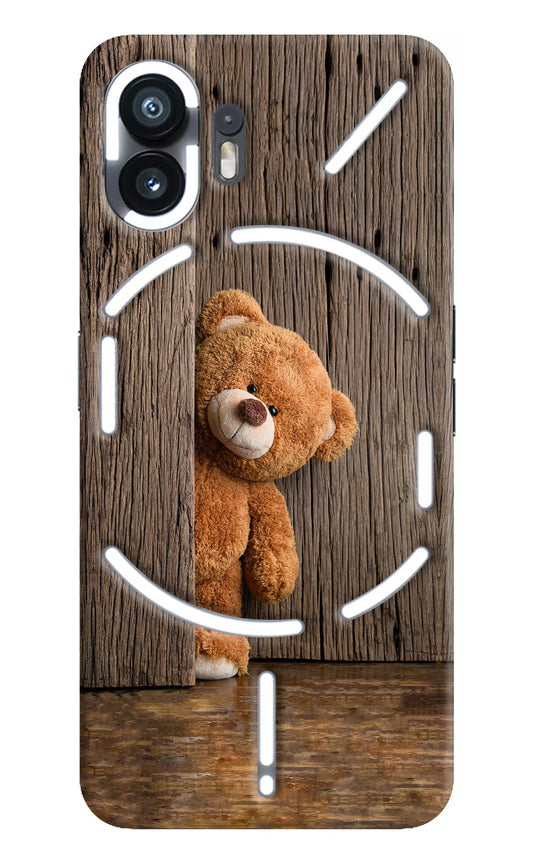 Teddy Wooden Nothing Phone 2 Hard Case Back Cover by Casekaro