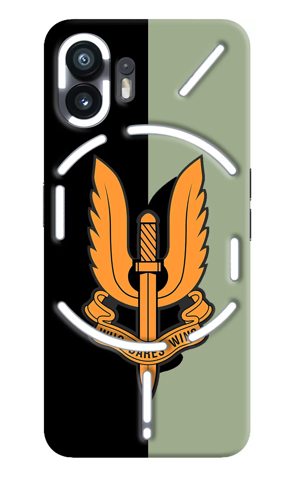 Balidan Logo Nothing Phone 2 Hard Case Back Cover by Casekaro
