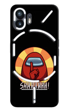 Among Us Shhh! Nothing Phone 2 Hard Case Back Cover by Casekaro