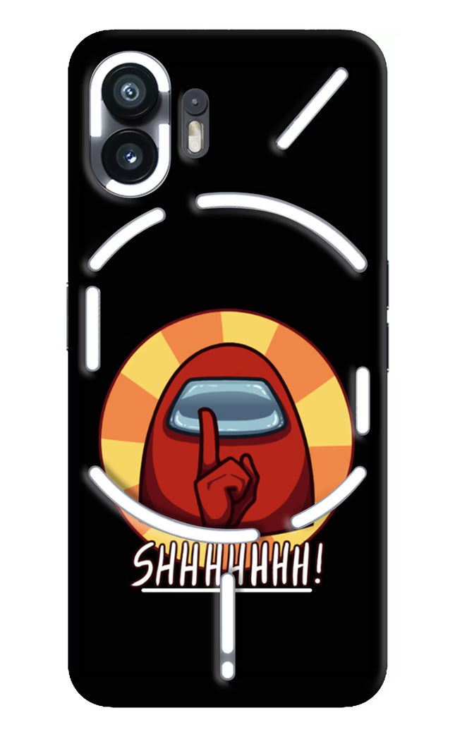 Among Us Shhh! Nothing Phone 2 Hard Case Back Cover by Casekaro