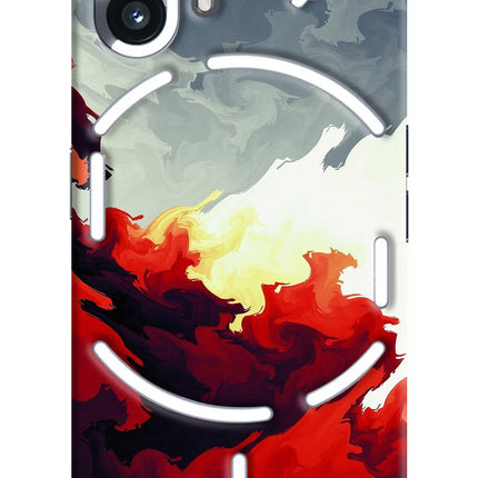 Fire Cloud Nothing Phone 2 Hard Case Back Cover by Casekaro