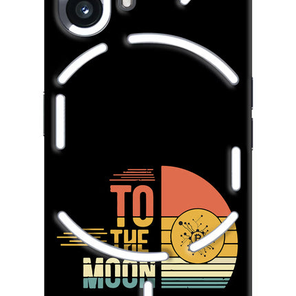 To the Moon Nothing Phone 2 Hard Case Back Cover by Casekaro