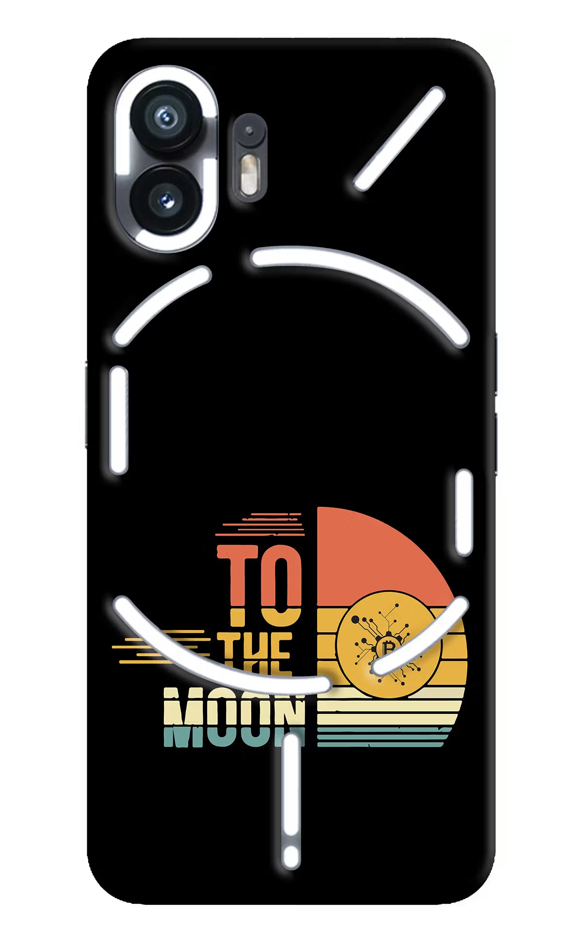 To the Moon Nothing Phone 2 Hard Case Back Cover by Casekaro