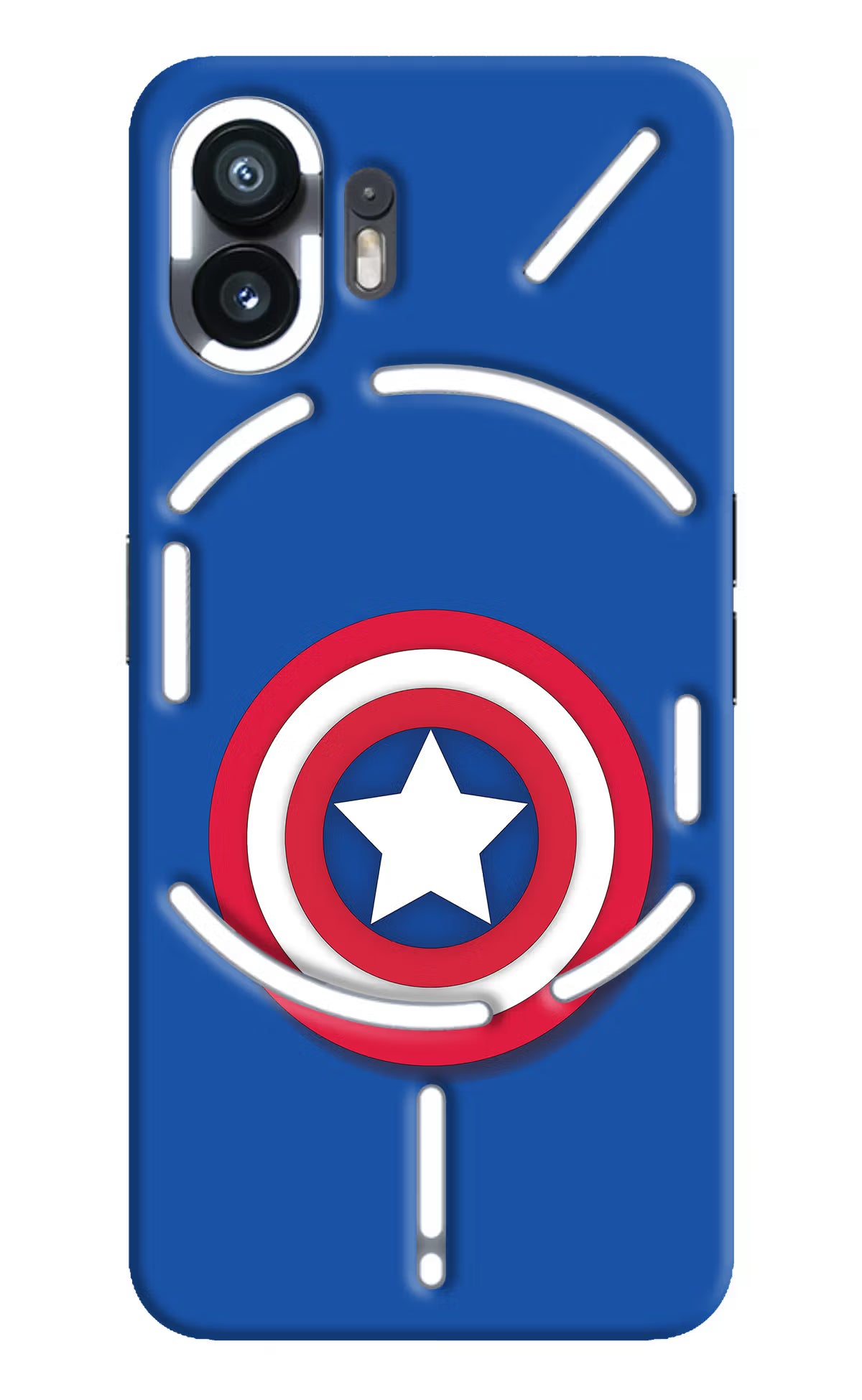 Shield Nothing Phone 2 Hard Case Back Cover by Casekaro