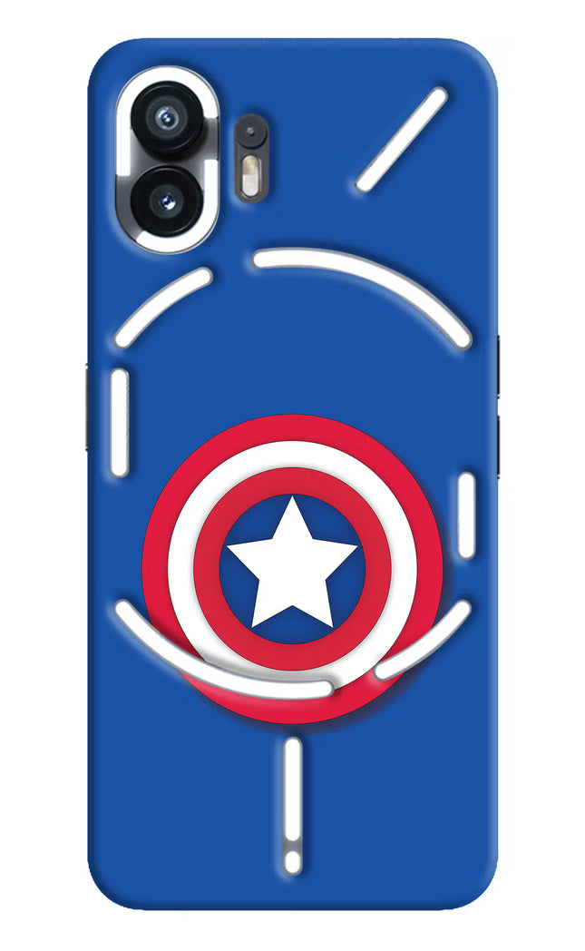 Shield Nothing Phone 2 Hard Case Back Cover by Casekaro