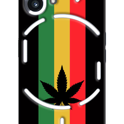 Weed Flag Nothing Phone 2 Hard Case Back Cover by Casekaro