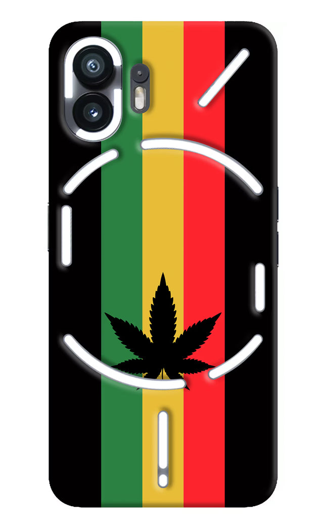 Weed Flag Nothing Phone 2 Hard Case Back Cover by Casekaro