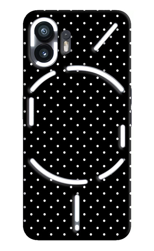White Dots Nothing Phone 2 Hard Case Back Cover by Casekaro