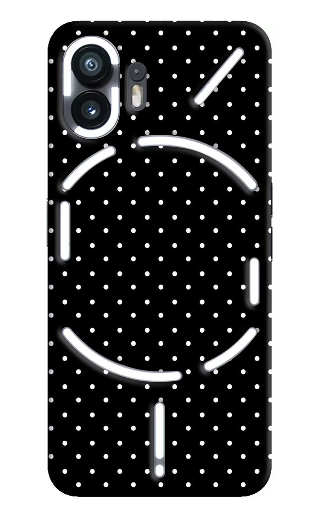 White Dots Nothing Phone 2 Hard Case Back Cover by Casekaro