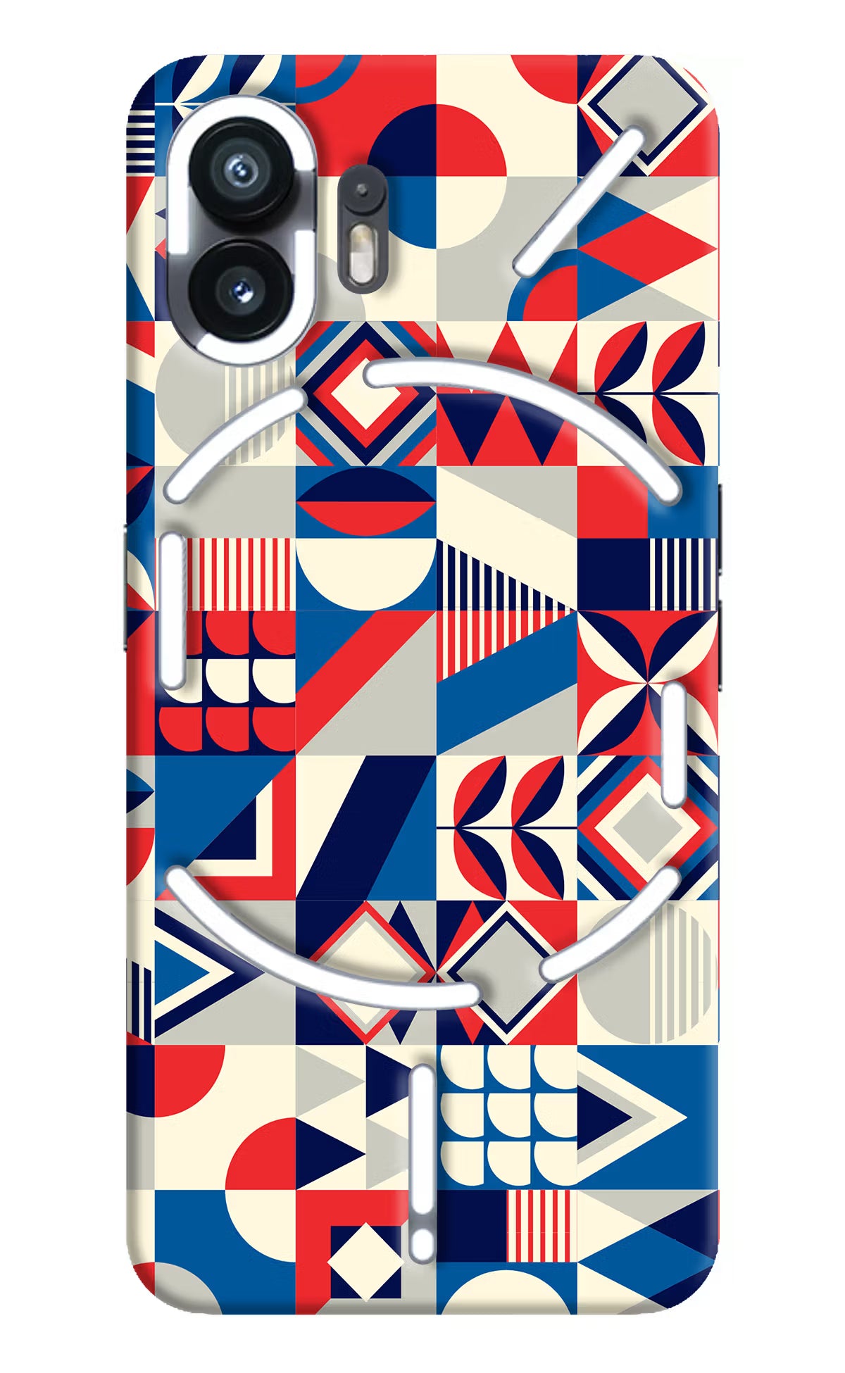 Colorful Pattern Nothing Phone 2 Hard Case Back Cover by Casekaro