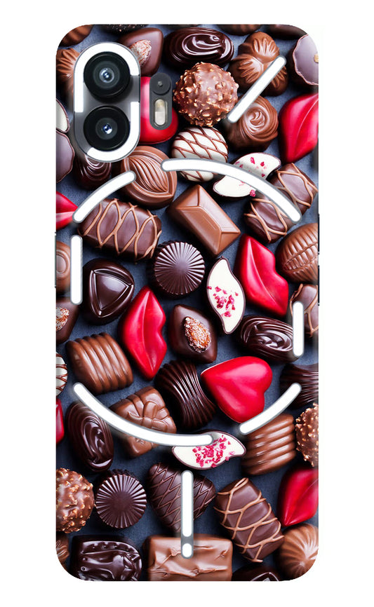 Chocolates Nothing Phone 2 Hard Case Back Cover by Casekaro