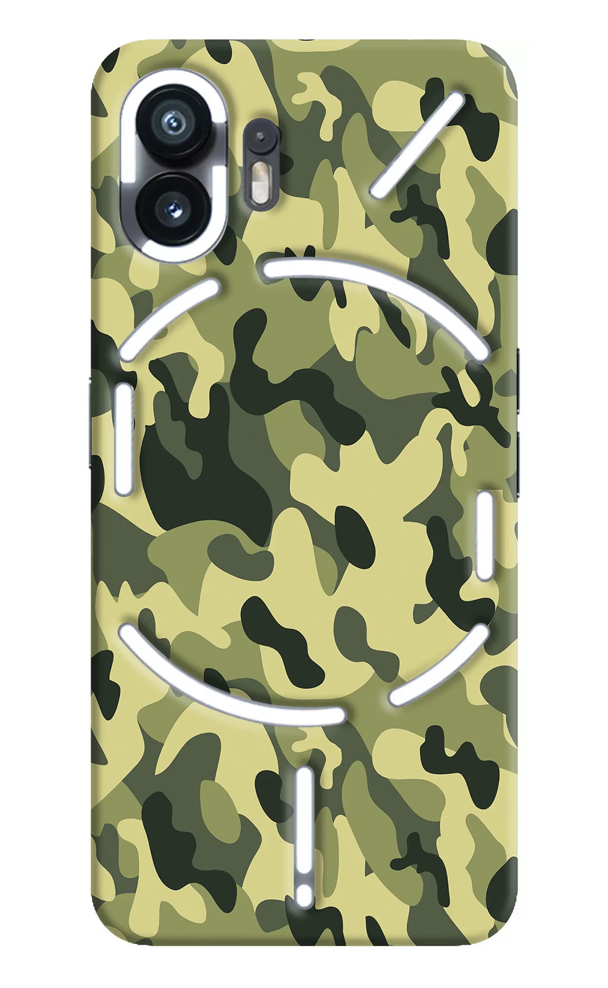 Camouflage Nothing Phone 2 Hard Case Back Cover by Casekaro