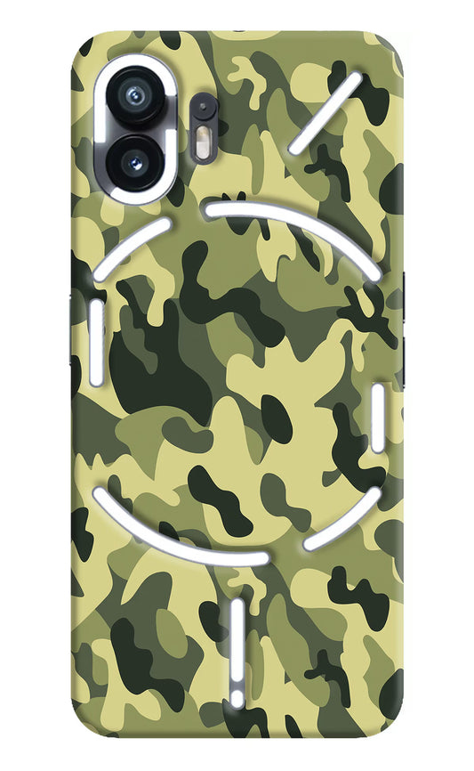Camouflage Nothing Phone 2 Hard Case Back Cover by Casekaro