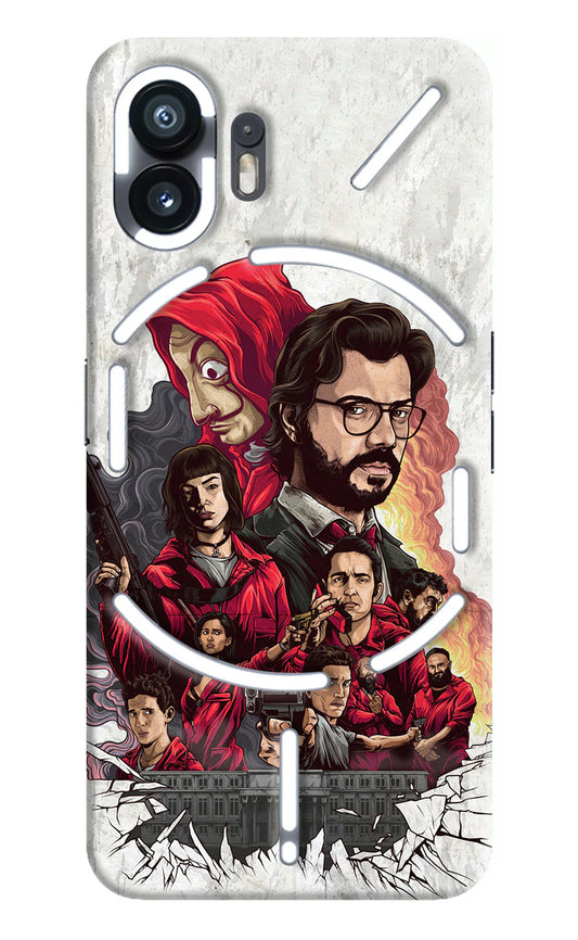 Money Heist Artwork Nothing Phone 2 Back Cover