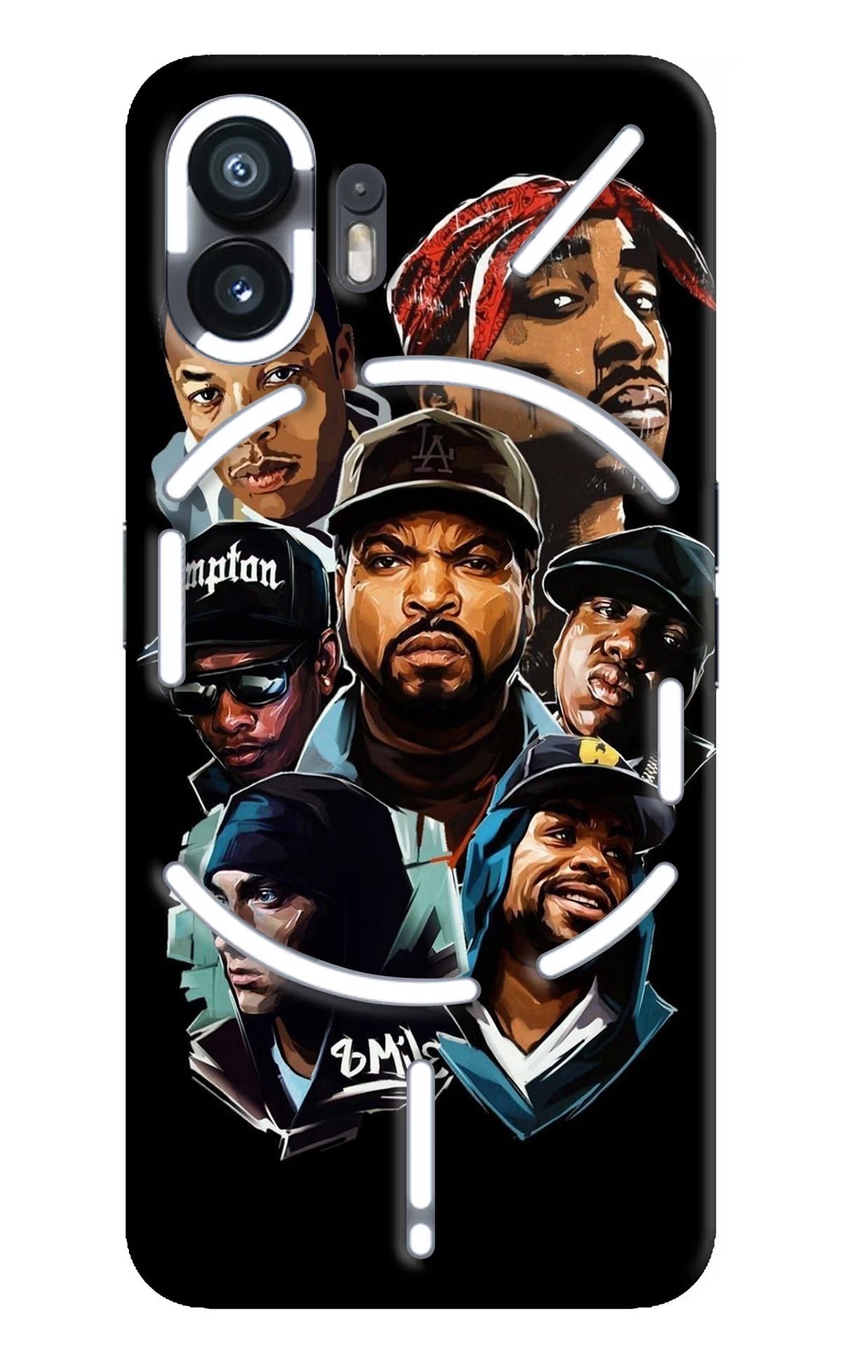 Rappers Nothing Phone 2 Hard Case Back Cover by Casekaro