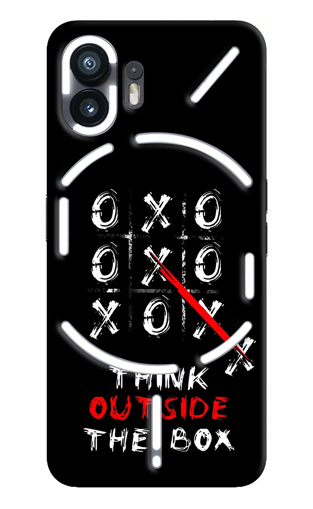 Think out of the BOX Nothing Phone 2 Hard Case Back Cover by Casekaro
