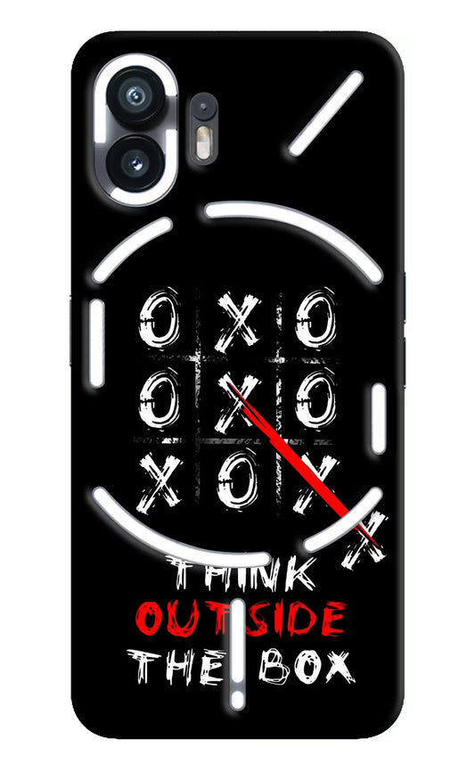 Think out of the BOX Nothing Phone 2 Hard Case Back Cover by Casekaro