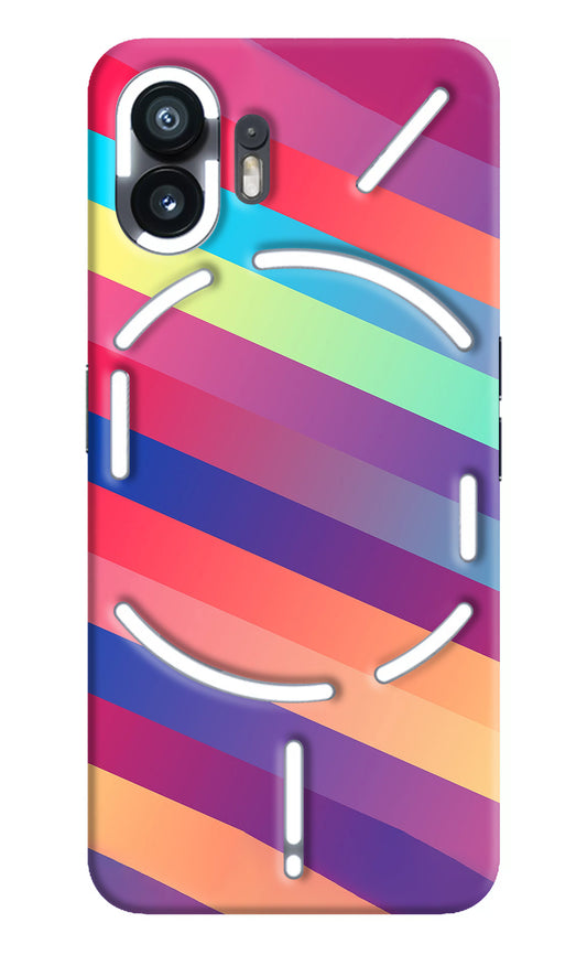 Stripes color Nothing Phone 2 Back Cover