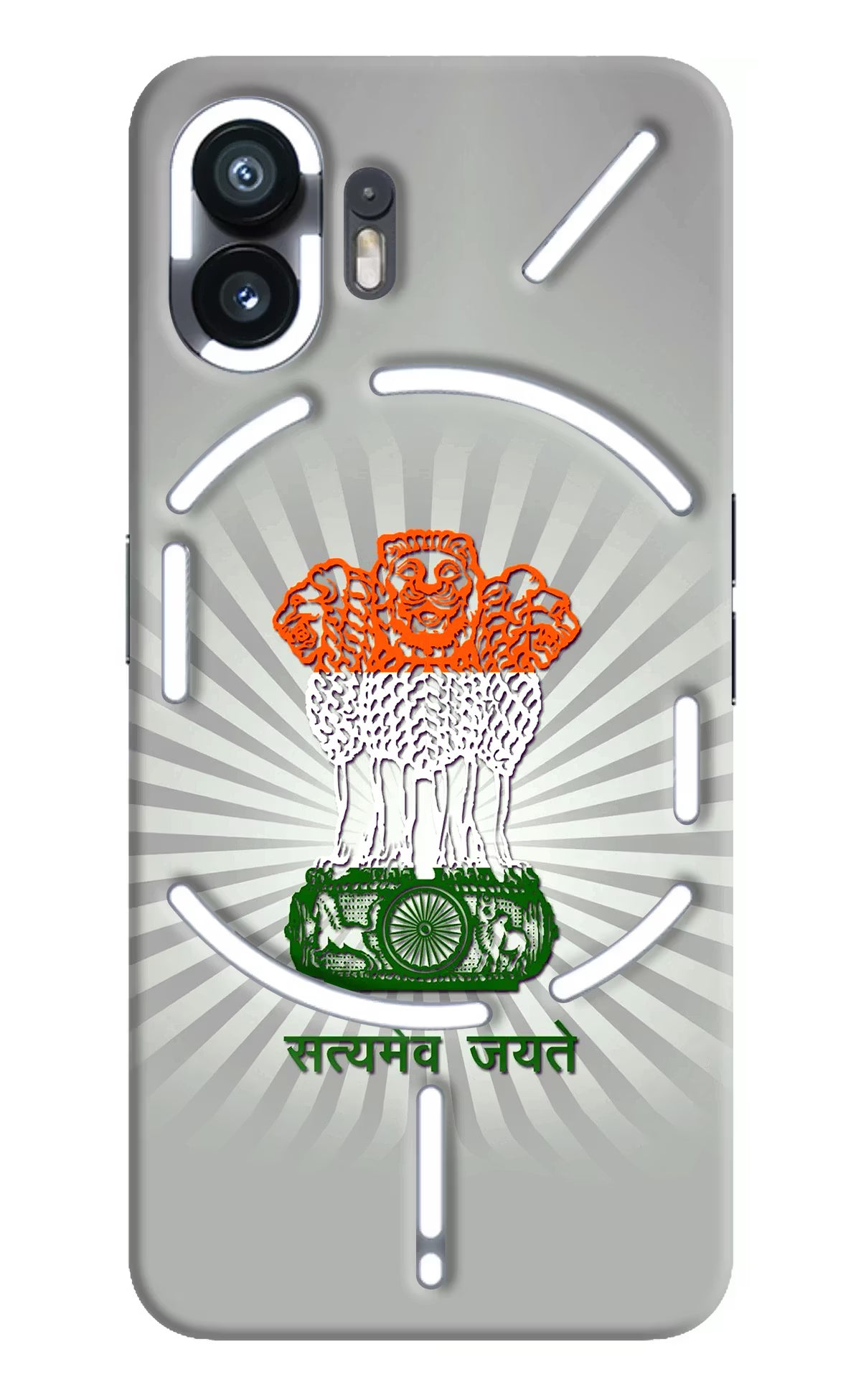 Satyamev Jayate Art Nothing Phone 2 Hard Case Back Cover by Casekaro