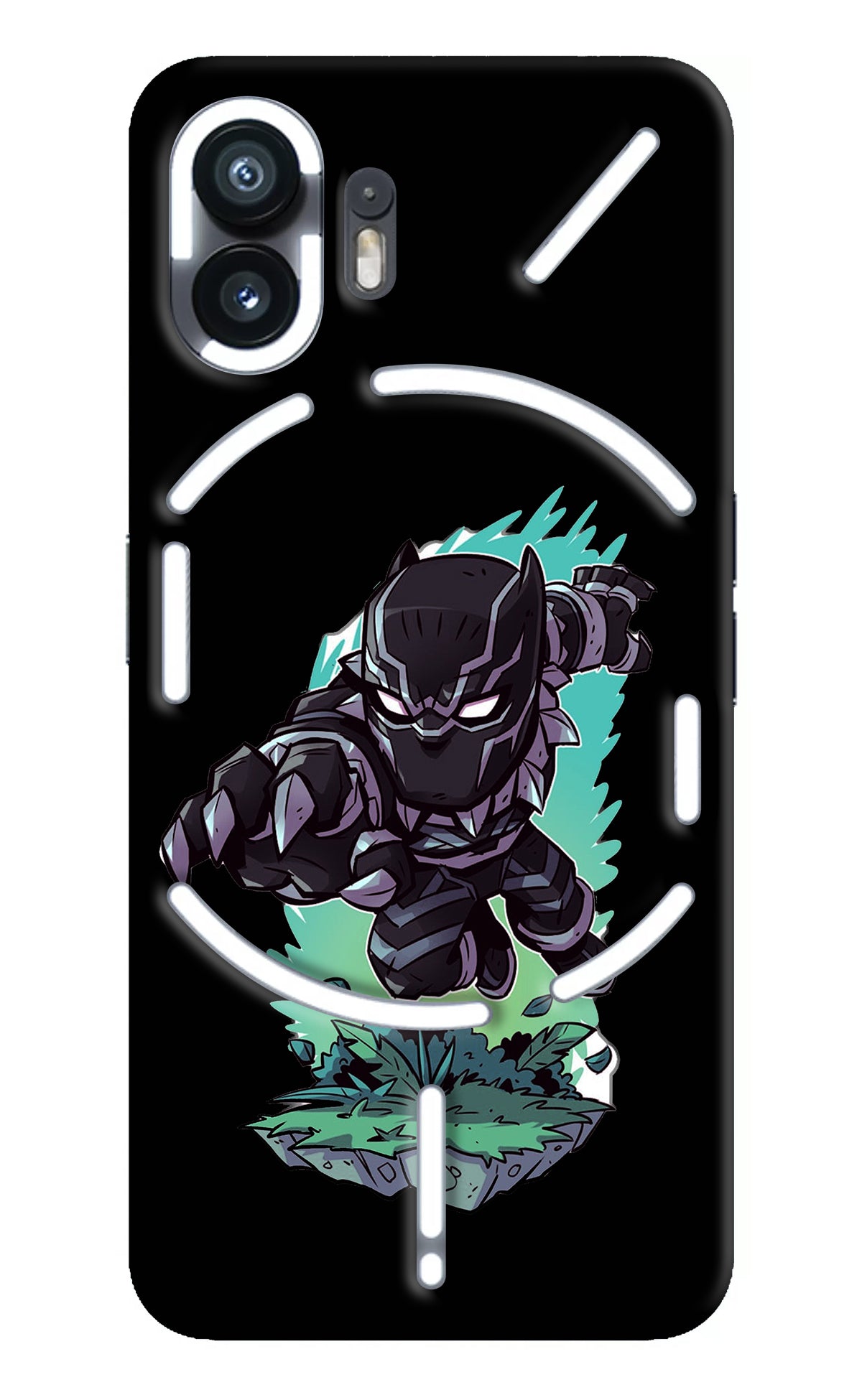 Black Panther Nothing Phone 2 Back Cover