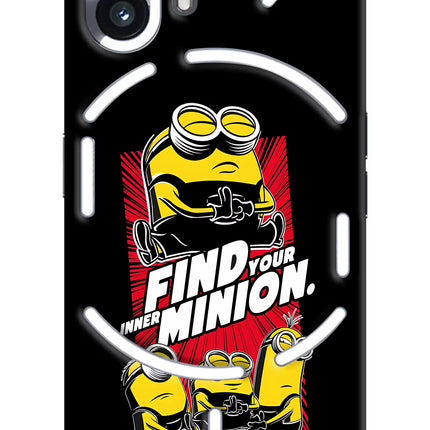 Find your inner Minion Nothing Phone 2 Hard Case Back Cover by Casekaro