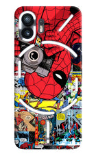 Spider Man Nothing Phone 2 Hard Case Back Cover by Casekaro