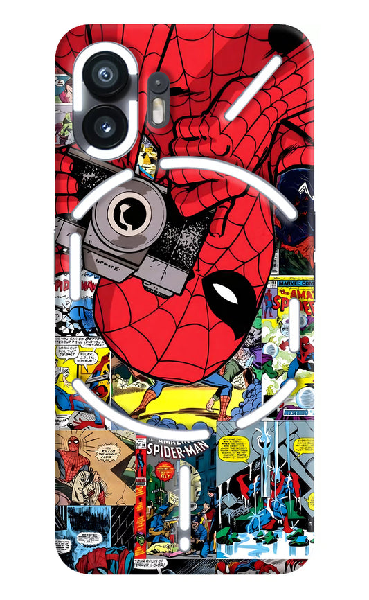 Spider Man Nothing Phone 2 Hard Case Back Cover by Casekaro