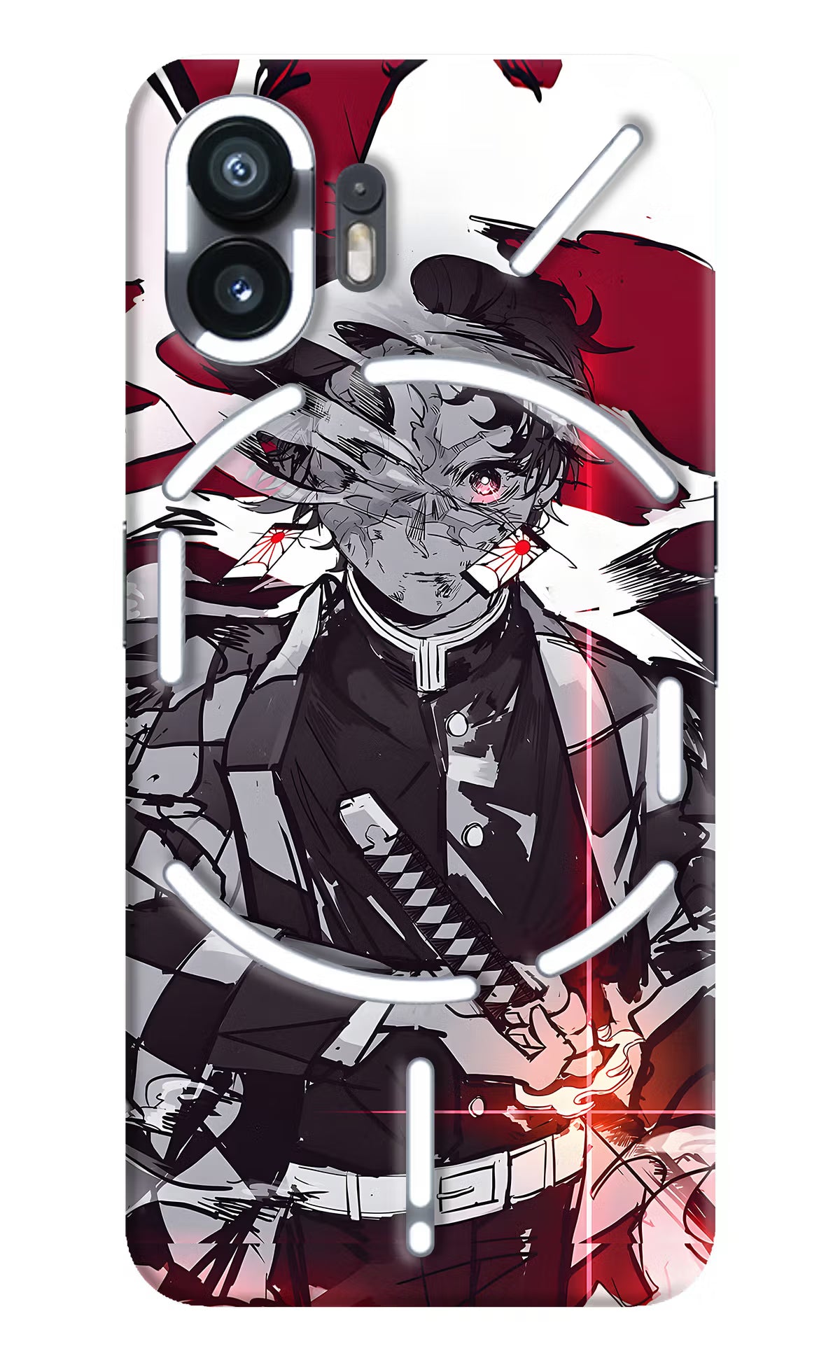 Demon Slayer Nothing Phone 2 Hard Case Back Cover by Casekaro