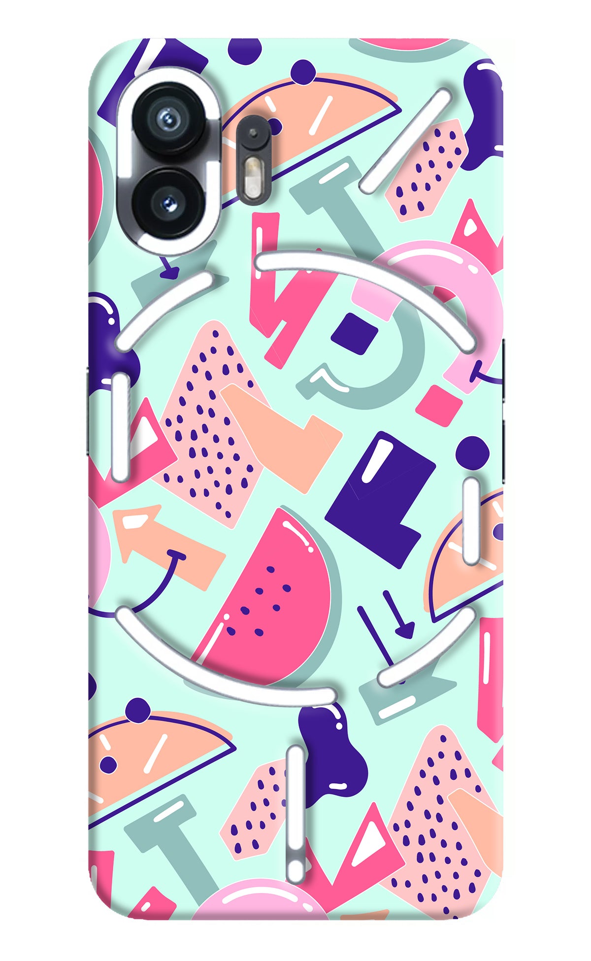 Doodle Pattern Nothing Phone 2 Back Cover