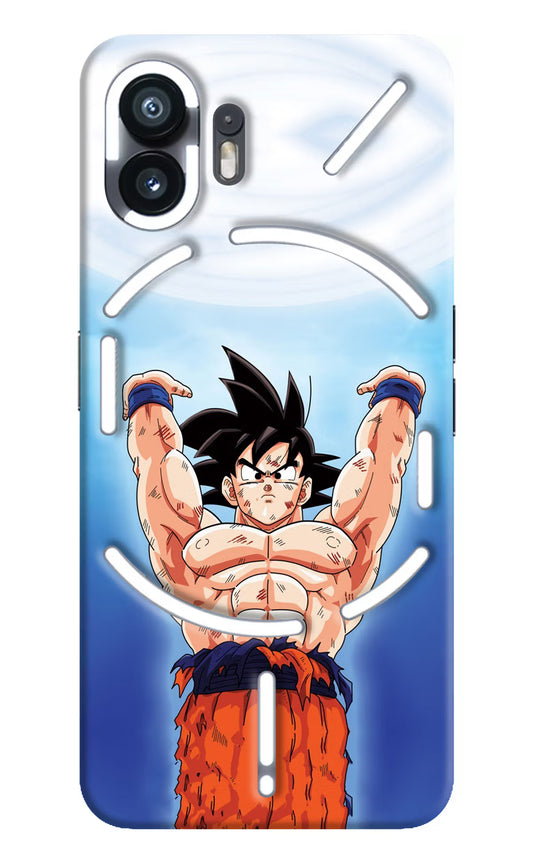 Goku Power Nothing Phone 2 Hard Case Back Cover by Casekaro