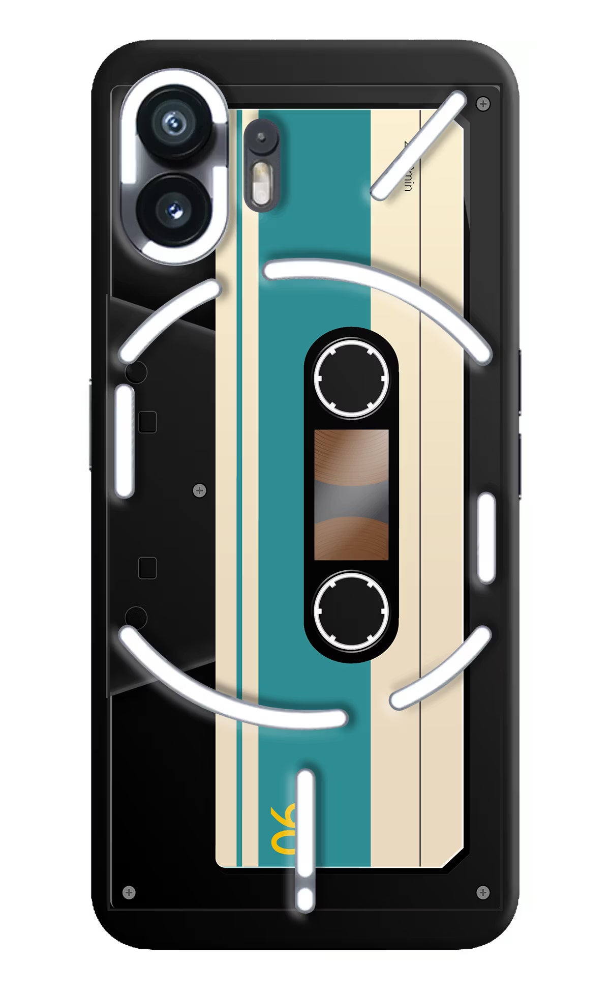 Cassette Nothing Phone 2 Hard Case Back Cover by Casekaro