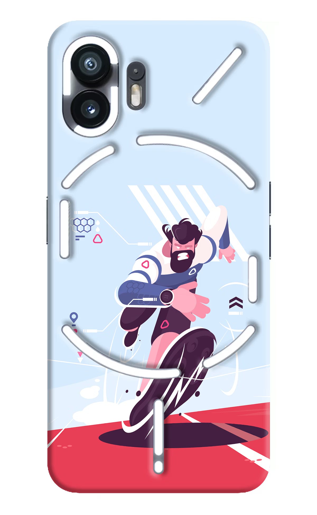 Run Pro Nothing Phone 2 Hard Case Back Cover by Casekaro