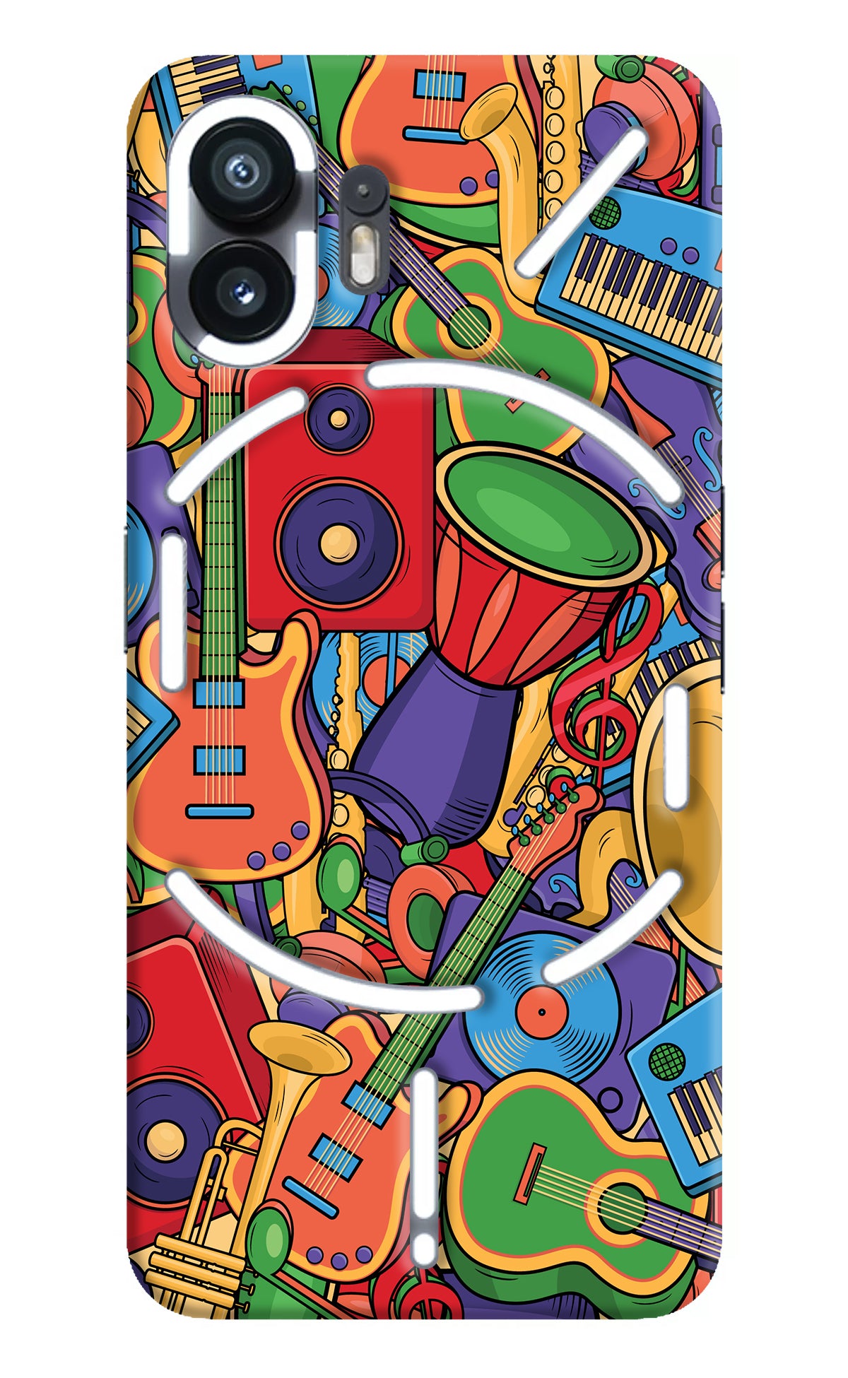 Music Instrument Doodle Nothing Phone 2 Back Cover