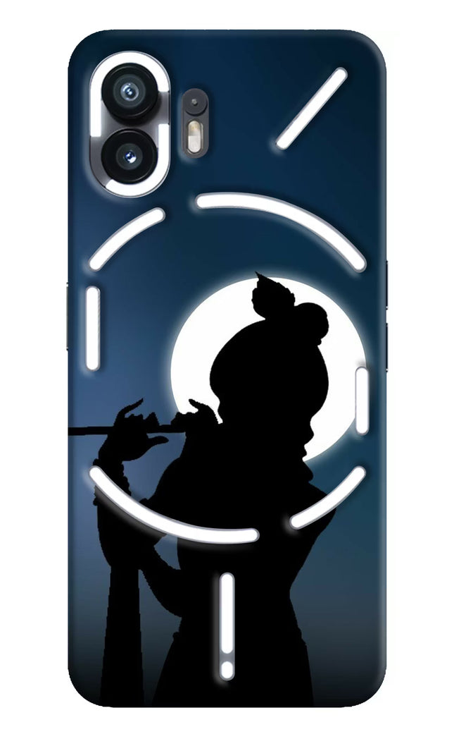 Shri Krishna Silhouette Nothing Phone 2 Hard Case Back Cover by Casekaro