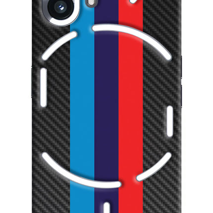 BMW Stripes Pattern Nothing Phone 2 Hard Case Back Cover by Casekaro