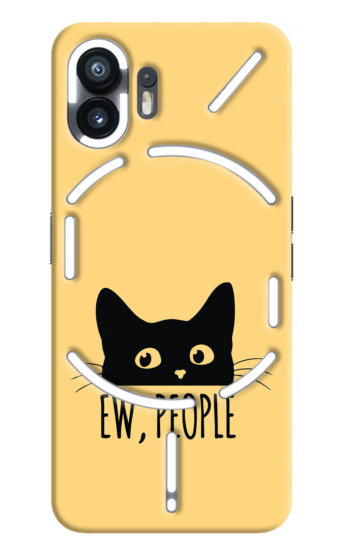 Ew People Catitude Nothing Phone 2 Hard Case Back Cover by Casekaro