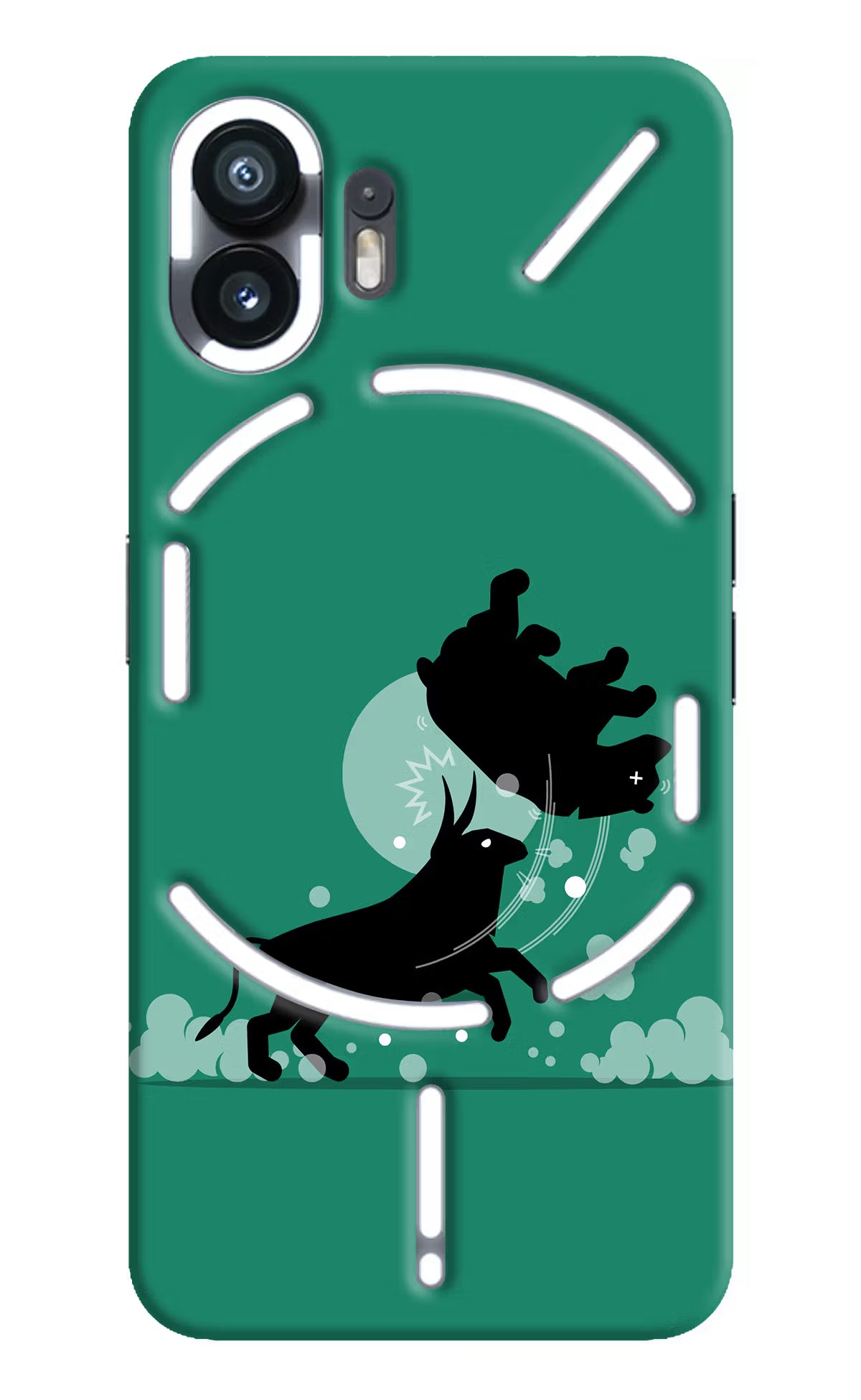 Bull Conqueror Nothing Phone 2 Hard Case Back Cover by Casekaro