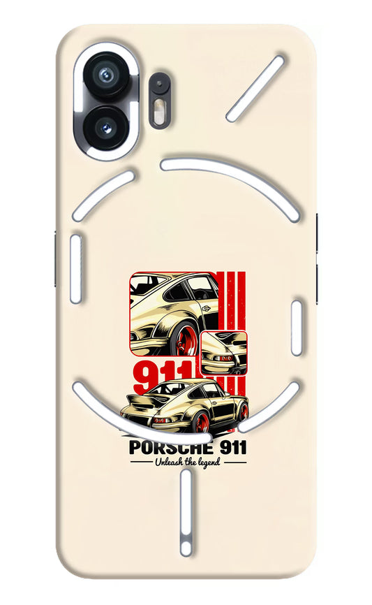 Classic Porsche 911 Nothing Phone 2 Hard Case Back Cover by Casekaro