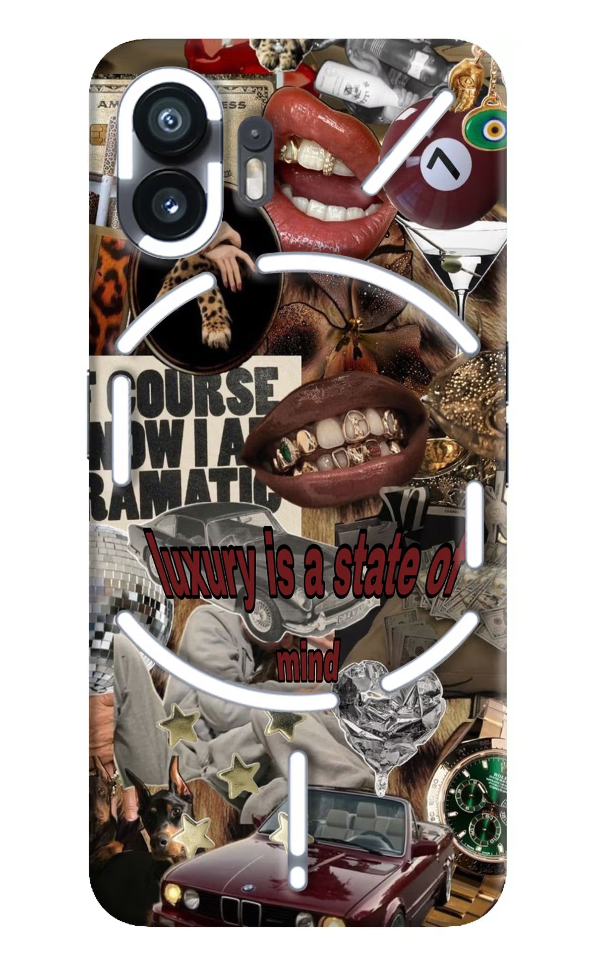 Luxury Nothing Phone 2 Hard Case Back Cover by Casekaro