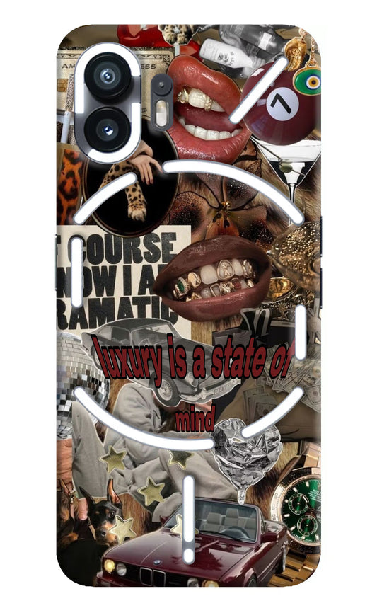 Luxury Nothing Phone 2 Hard Case Back Cover by Casekaro