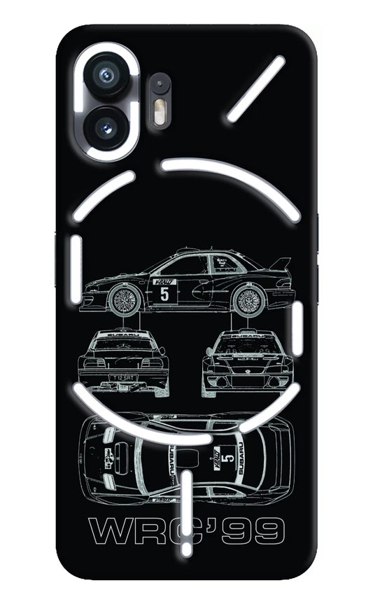 WRC'99 Nothing Phone 2 Hard Case Back Cover by Casekaro