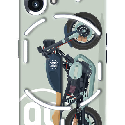 Classic Cafe Racer 99 Nothing Phone 2 Hard Case Back Cover by Casekaro