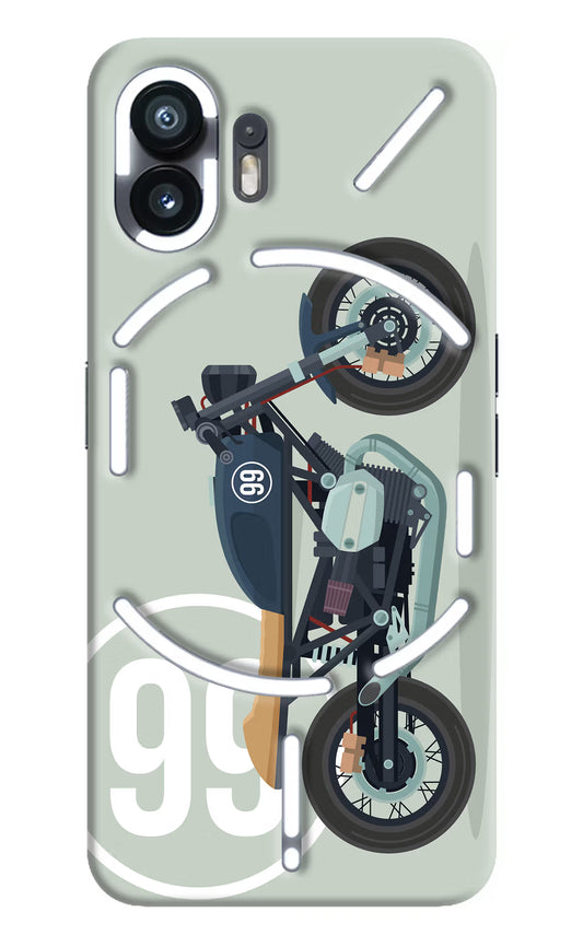 Classic Cafe Racer 99 Nothing Phone 2 Hard Case Back Cover by Casekaro