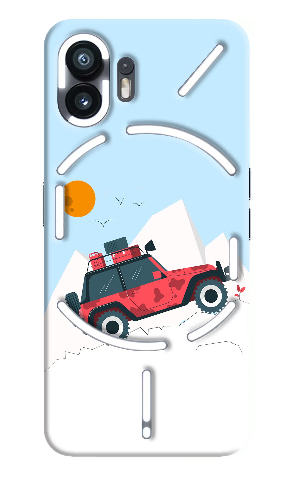 Mountain Trail Beast Nothing Phone 2 Hard Case Back Cover by Casekaro