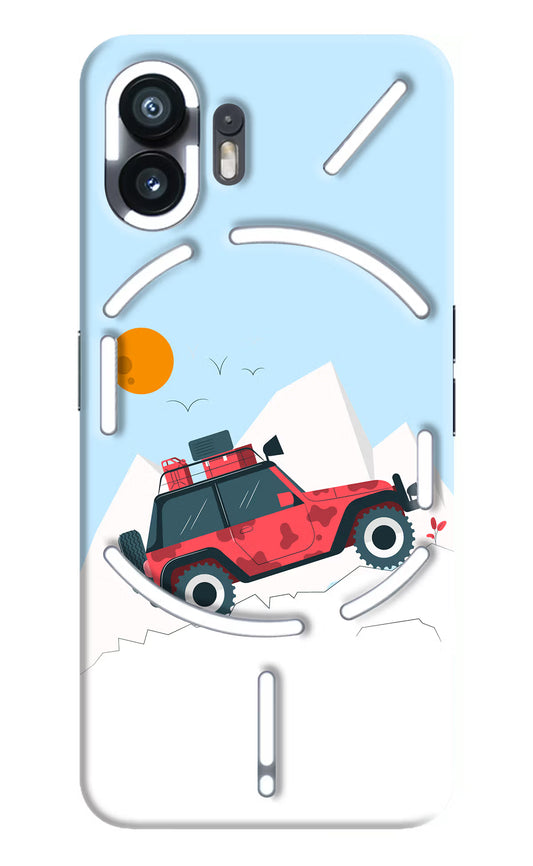 Mountain Trail Beast Nothing Phone 2 Hard Case Back Cover by Casekaro